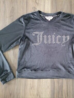Black Juicy Couture Women S Rhinestone Sleep Top